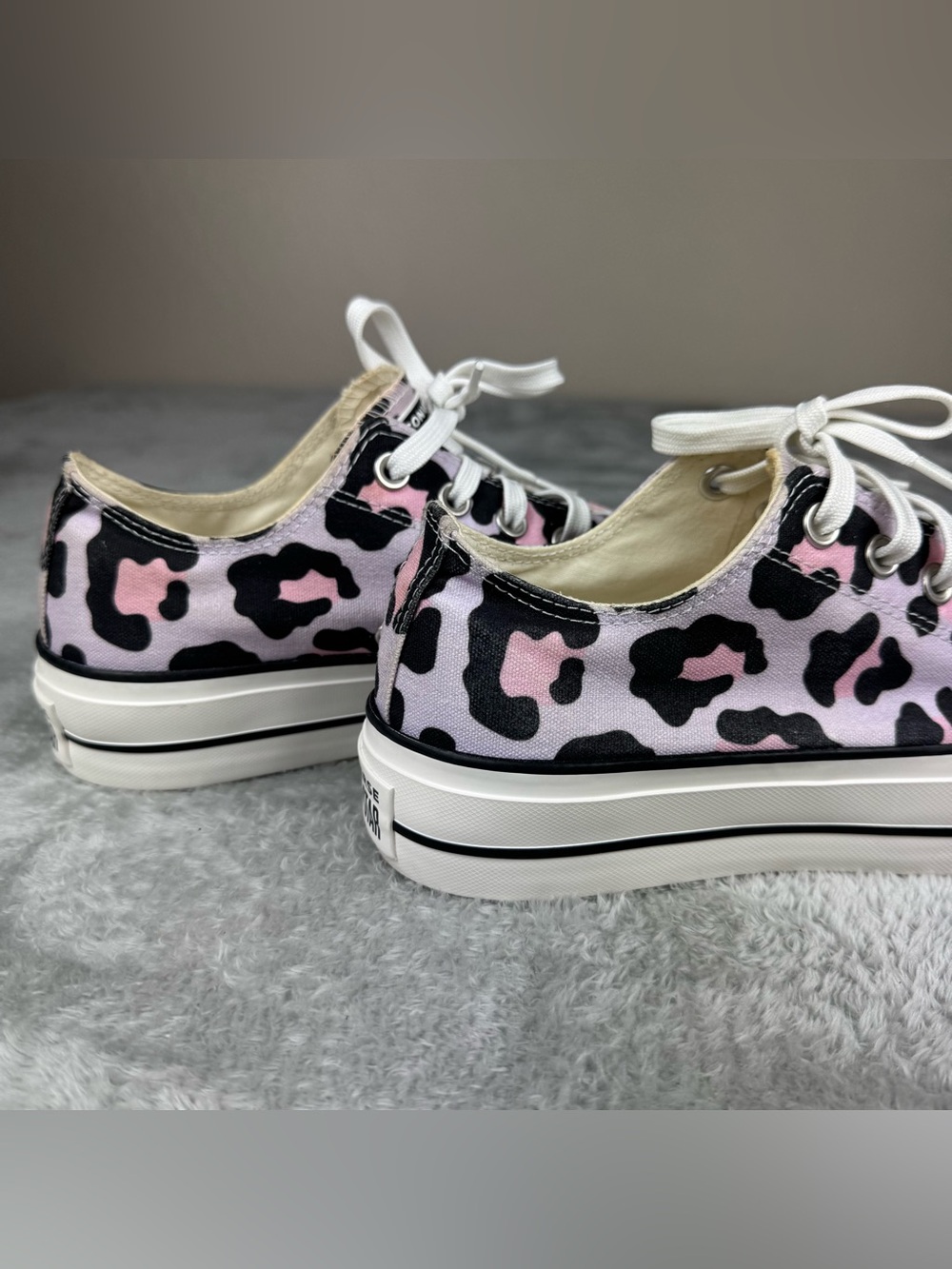 Converse Chuck Taylor All Star Leopard Platform Low Top - Picture 14 of 15